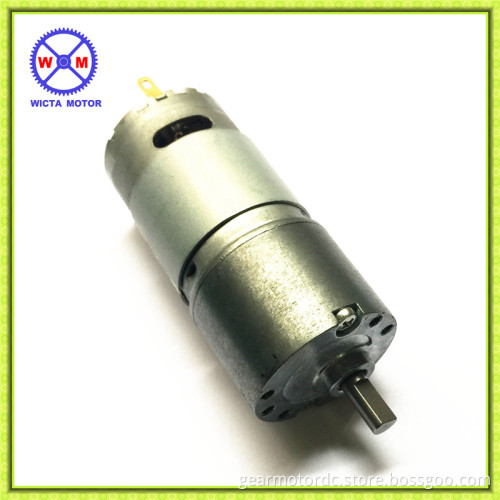 Round metal gearbox high torque spur 200rpm dc motor, gear motor 12v 18v 24v